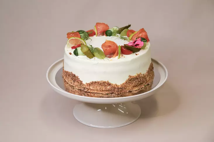 Voileipäkakku lohi - SUOLAISET TUOTTEET - 7301 - 4