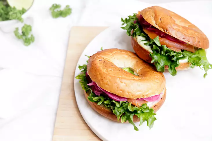 Bagel lohi - SUOLAISET TUOTTEET - 7078 - 2