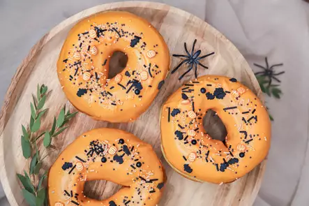 Halloweenmunkki, kurpitsa - KAHVILEIVÄT - 3308A - 2