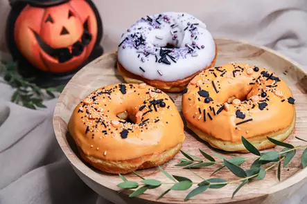Halloweenmunkki, kurpitsa - KAHVILEIVÄT - 3308A - 3